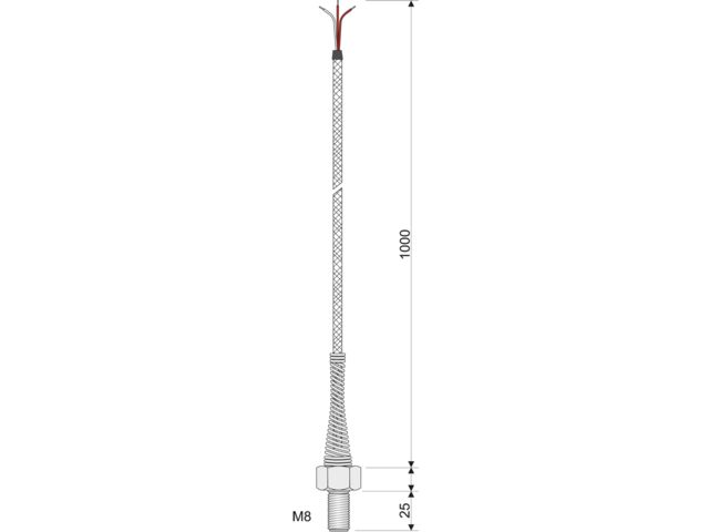 temperature probe with cable Series SI 1109 