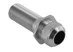 Cable glands nickel-plated brass with specially long entry thread
