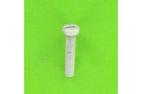 Metal Screws : Round Head - Slotted Cheese Head, DIN 84 - Clear OA Aluminium