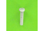 Metal Screws : Round Head - Slotted Cheese Head, DIN 84 - Clear OA Aluminium