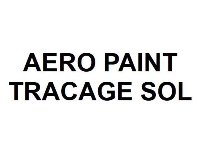 Modified alkyd ground : AERO PAINT TRACAGE SOL