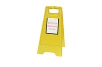 Yellow Temporary maintenance work easel | TIP&amp;#039;INFO