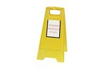 Yellow Temporary maintenance work easel | TIP'INFO