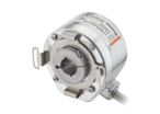 Encoders Absolute multiturn Sendix F5883M, SSI, gray, binary, Ø 58 mm, optical, hollow shaft.