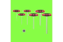 Wiha : WIHA- Clés Mâles - Clés Mâles Six Pans ComfortGrip - Jeu de Tournevis Hexagonaux avec ComfortGrip-6 pièces