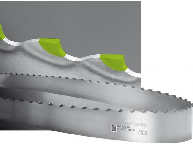 Carbide-tipped saw blades for thin-cutting band saws : DSB Revo HM 