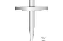 FLANGED BARSTOCK THERMOWELL ACCORDING TO DIN 43772 FORM 4F - TW008-01