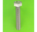 Fine Thread Screws : 100 Thread - Hex Head - Black 8.8 Steel, Fully Threaded, DIN 961 - 100 Thread