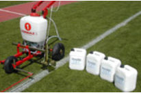 Linemarking paints for lawns