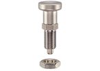 Index Plungers with hexagon collar, stainless steel - EH 22120
