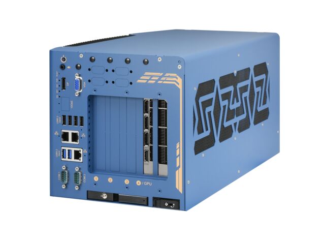 Industrial Edge AI Computer Supporting Single 350W NVIDIA® RTX™ GPU | Nuvo-10108GC