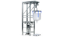 Container discharge unit for big bags