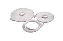 RJ45 CAT 6 Flat Network Cable - Ethernet - 10 m - White
