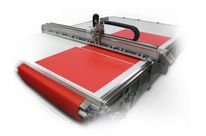 Multiple tool digital cutting plotter for technical fabric : Solar Edge - SM-375-TA