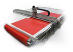 Multiple tool digital cutting plotter for technical fabric : Solar Edge - SM-375-TA