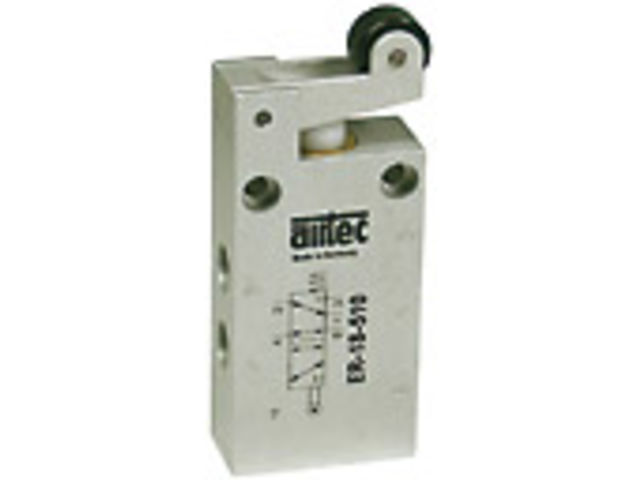 Roller-operated valves with free return
