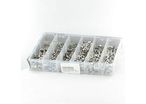 Nuts : Pack of 825 Hex Nuts + Nylstop A2 Stainless Steel Nuts