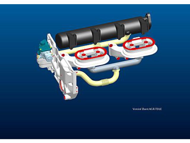 Multi cylinder engines: L/M42 with exhaust gas return
