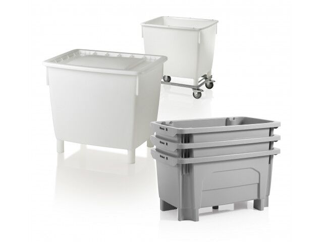 Nestable large containers 210 l, 300 l, 400 l