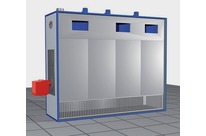 Air heating units for ovens