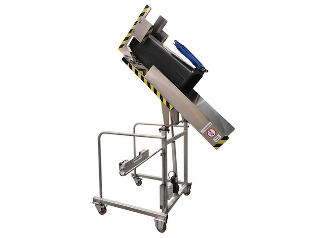 Waste bin emptier VD135°INOX