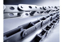 Double pitch roller chains