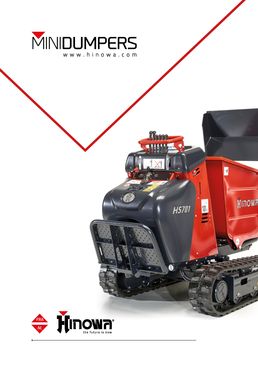 Tracked minidumpers brochure