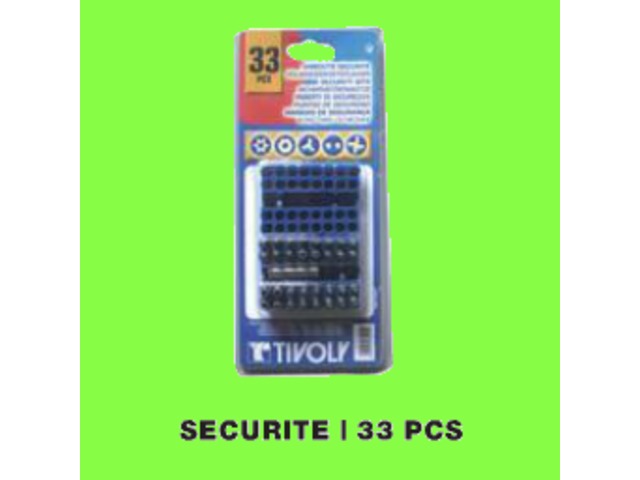 Tools : Coffrets d'Outillages - Coffret de 33 embouts de sécurité