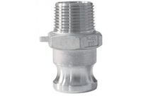 Aluminum Cam Fittings : Male Camlock Fitting - Type F Adapter