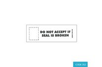 Paper Tamper Evident Seals (Label) - CODE 352