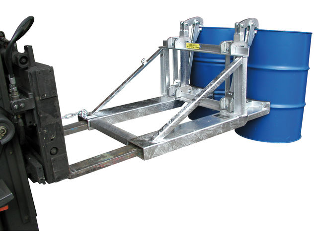 Drum lifter type RS, forklift truck attachment