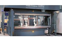Compression molding press for rubber &amp; composites curing