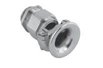 Cable glands nickel-plated brass with trumpet and clamps