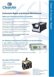Maintenance brochure