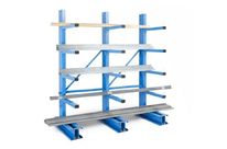CANTILEVER shelving for semi-heavy loads | ManOrga