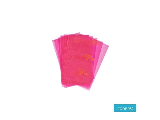 Pack of 100 Anti Static Liner Bags (200mm x 250mm) - Lithium Battery - CODE 982