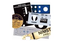 Marking machine on plate or metal label by photographic transfer (Metalphoto)