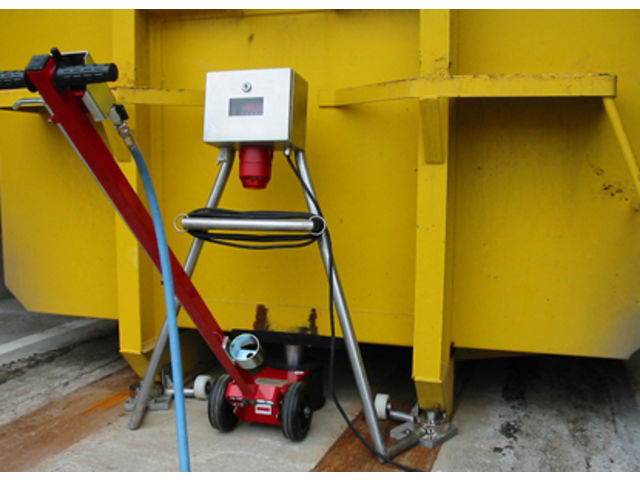 Weighing system for Roll off/on Bins used for liquid sludge containing - SACM200