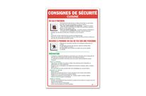 Kitchen safety instruction general instruction