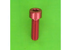 Hex Socket Screws : Hex Socket Round Head - Aluminium - Blister pack of 5 Hex Socket Round Head Screws, P60 OA Aluminium, Red