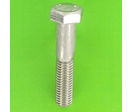Fine Thread Screws : 100 Thread - Hex Head - Black 8.8 Steel, Partially Threaded, DIN 960 - 100 Thread