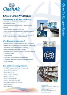 Rental brochure