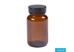 300ml Glass Powder Amber Jar - CODE 99