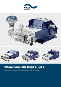 WOMA High-Pressure-Pumps and Ultra-High-Pressure Units