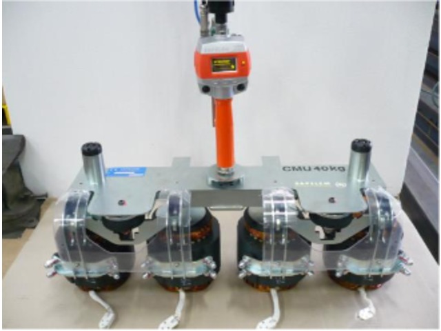 Manipulator of stators by crowbars - custom-made ZE solution