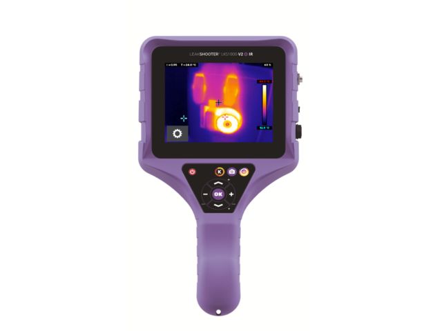 The first compressed air detector with integrated infrared thermal camera