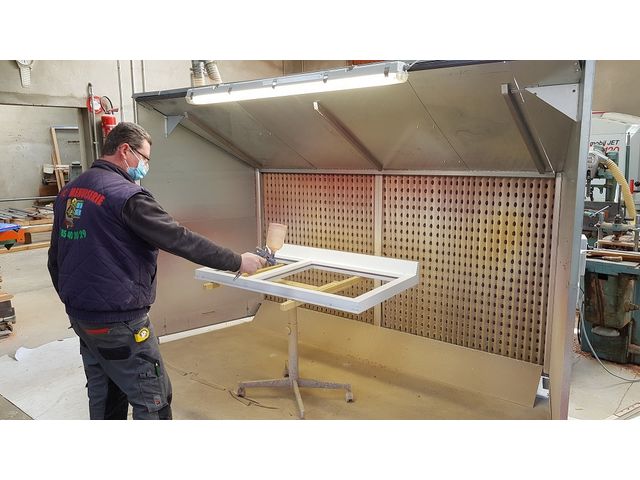 Open Paint Booth 3m x 1.80m | PAINT MODUL&#039; DOUBLE