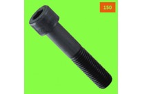 Fine Thread Screws : 150 Thread - Hex Socket Round Head, DIN 912, 150 Thread - Black 12.9 Steel, Partially Threaded