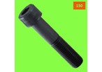 Fine Thread Screws : 150 Thread - Hex Socket Round Head, DIN 912, 150 Thread - Black 12.9 Steel, Partially Threaded