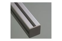 Protective cap for 30x30 aluminium profiles with 8mm slot – Grey – Assembly screws included